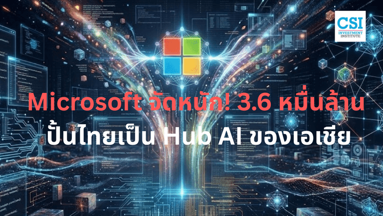 "Microsoft จัดหนัก! 3.6 หมื่นล้าน ปั้นไท ...