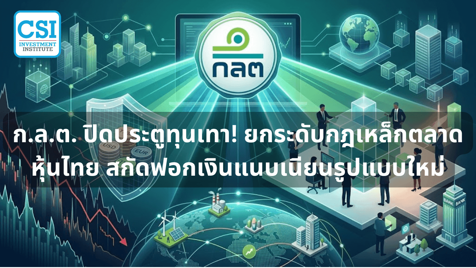 ก.ล.ต. ปิดประตูทุนเทา! ยกระดับกฎเหล็กตลาดหุ้นไทย สกัดฟอกเงินแนบเนียนรูปแบบใหม่