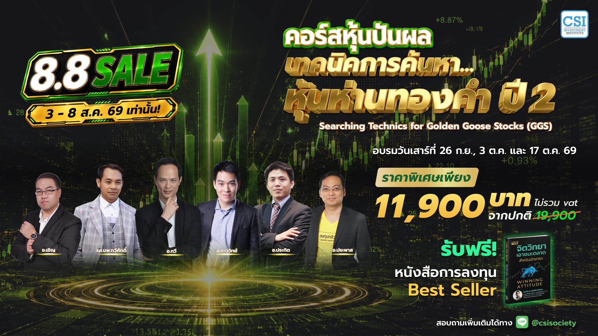 เทคนิคการค้นหา...หุ้นห่านทองคำ - Searching Technics for Golden Goose Stocks" (GGS) ปี 2