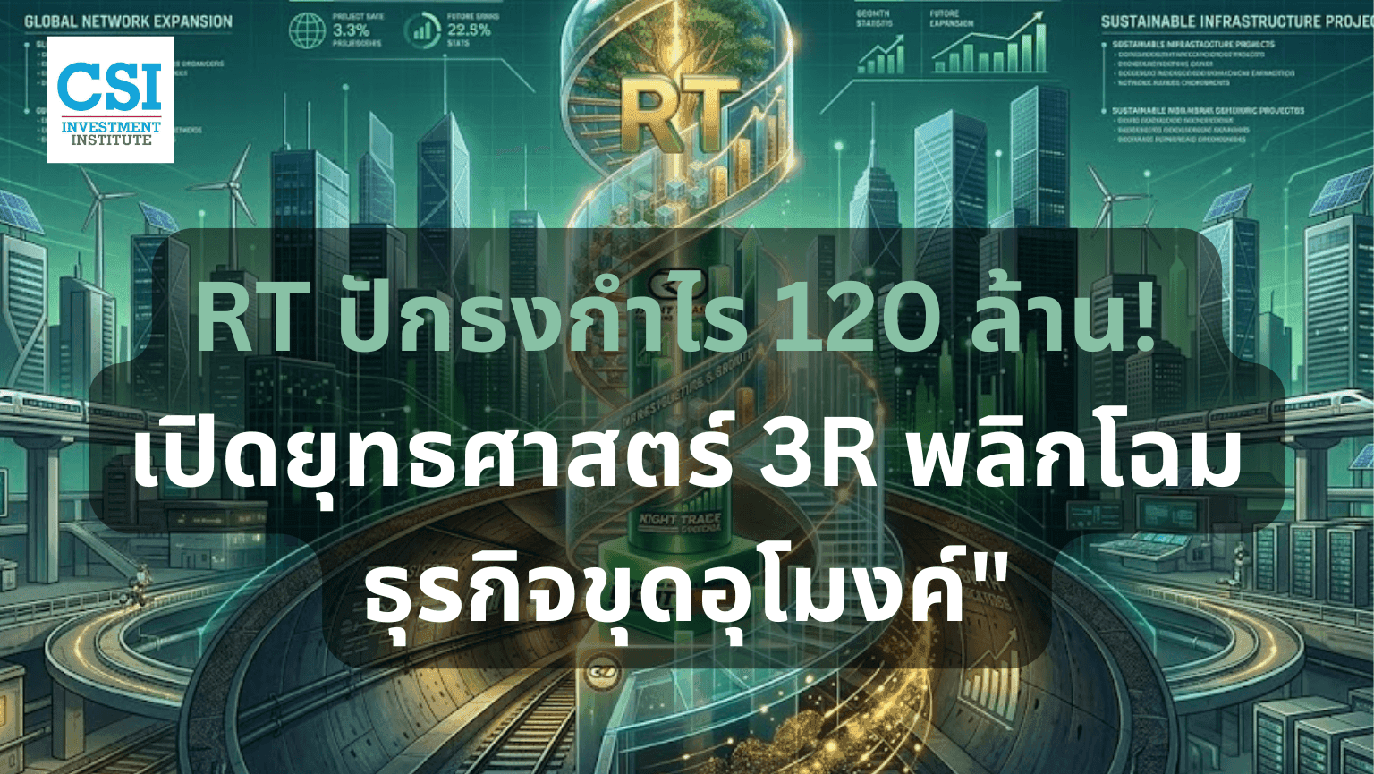 "3 เคล็ดลับ RAISE-REFINE-RESILIENCE กลยุทธ์ปั้นกำไรฉบับ RT"